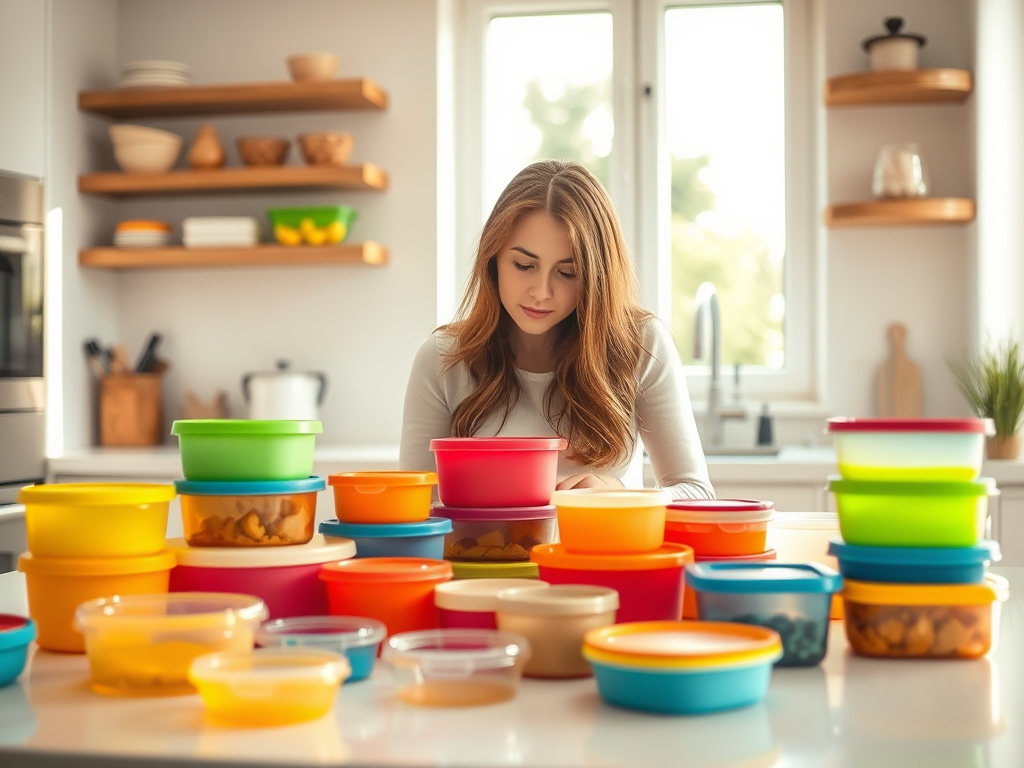 Simple Food Storage Container Organization