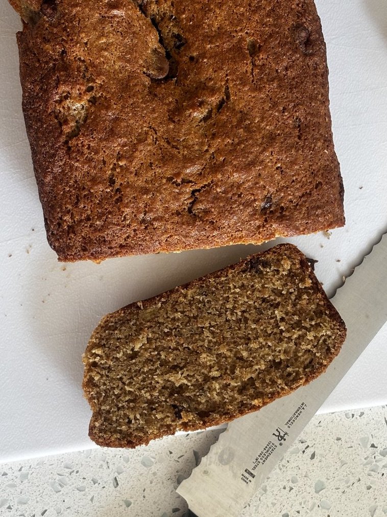Whole Wheat Sourdough Banana Bread