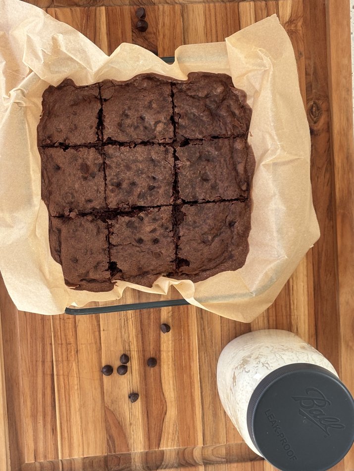 Protein Sourdough Brownies